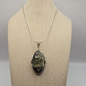 Pyrite Pendant Necklace
